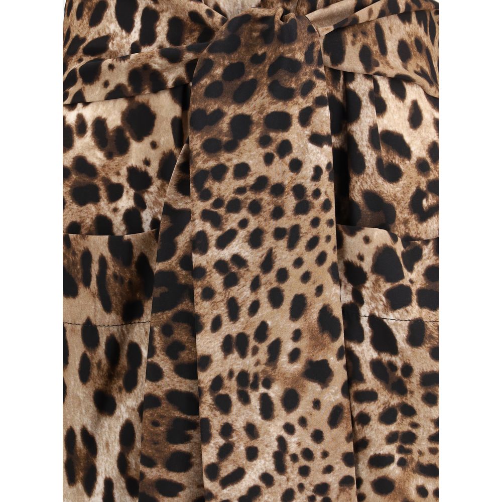 Ella flerfarvet silke afslappet kjole