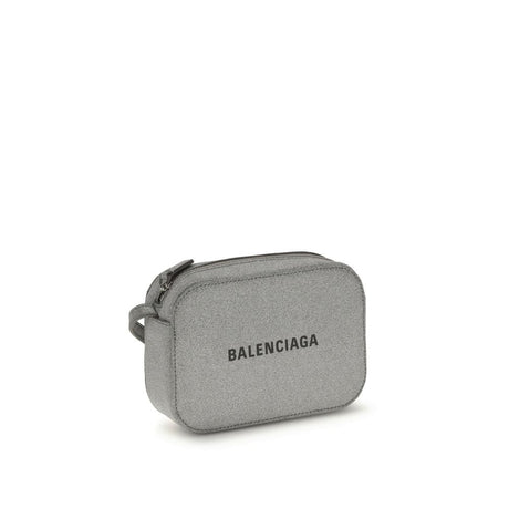 Balenciaga Gray Calf Leather Bos Taurus Shoulder Bag