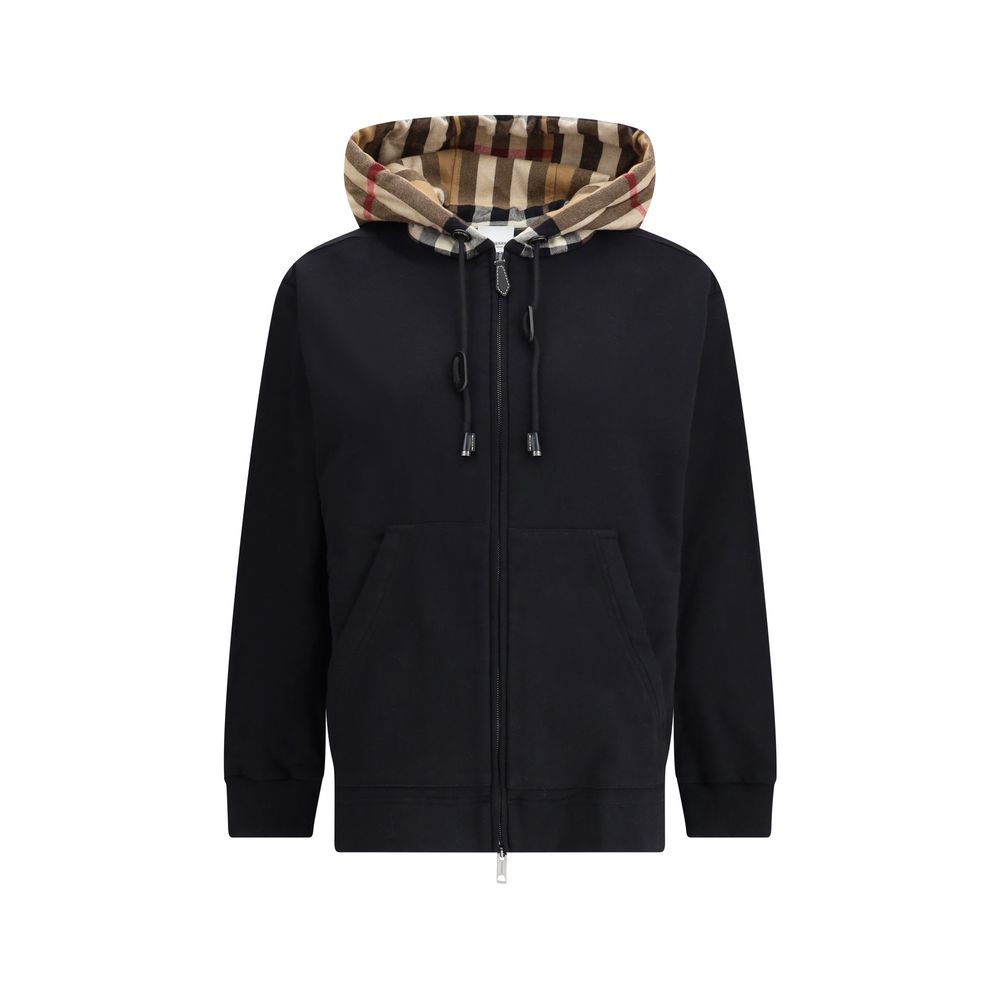 Burberry Black Cotton Sweatshirt