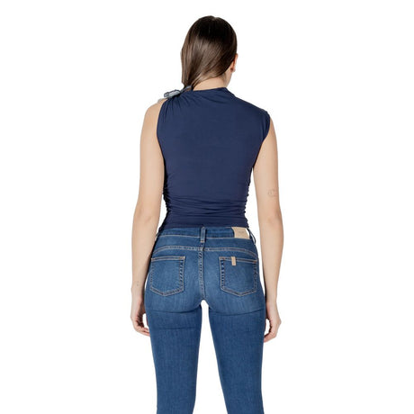 Guess Blå T-shirt i Bomuld uden Ærmer