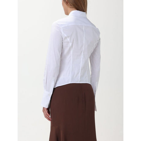 PINKO Hvid Bomuldsskjorte