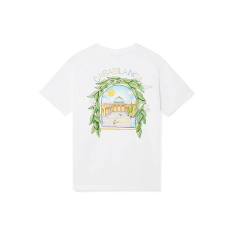 Casablanca hvid bomuld T-shirt