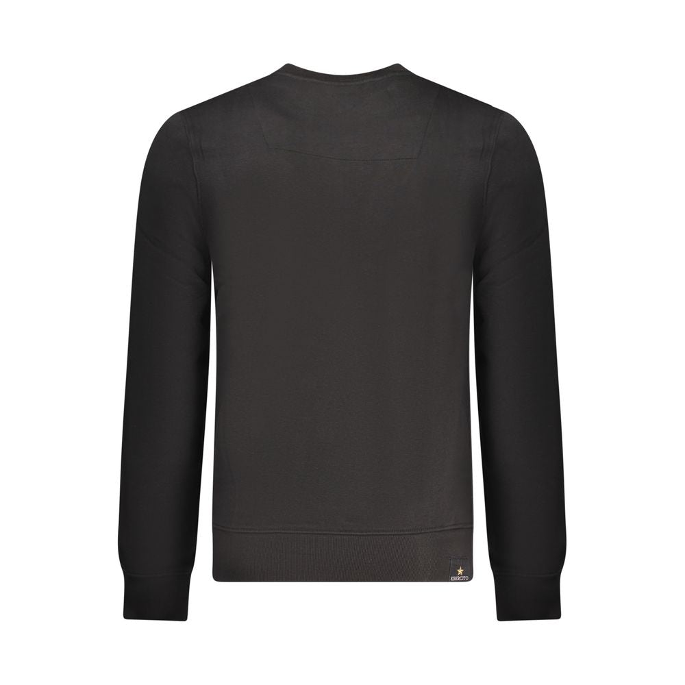 Accademia Militare Black Cotton Sweatshirt