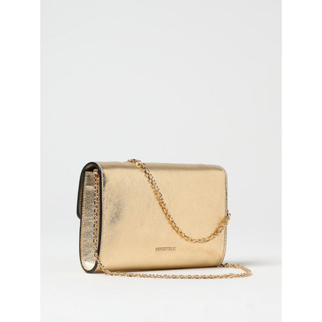 Coccinelle Gold Leather Handbag