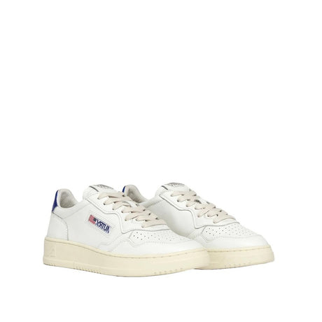 Autry White Leather Low Top Sneakers