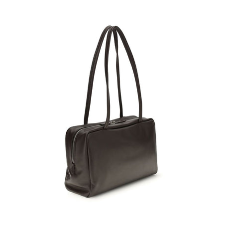 The Row Brown Calf Leather Bos Taurus Shoulder Bag