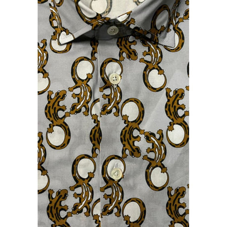 Bagutta Multicolor Cotton Men Shirt