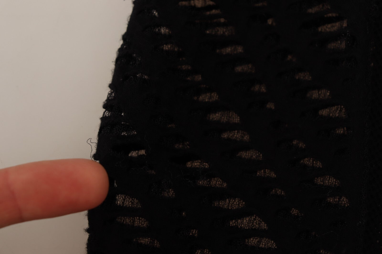 Missoni Bodycon Sheath Sort Viskose Langærmet Minikjole