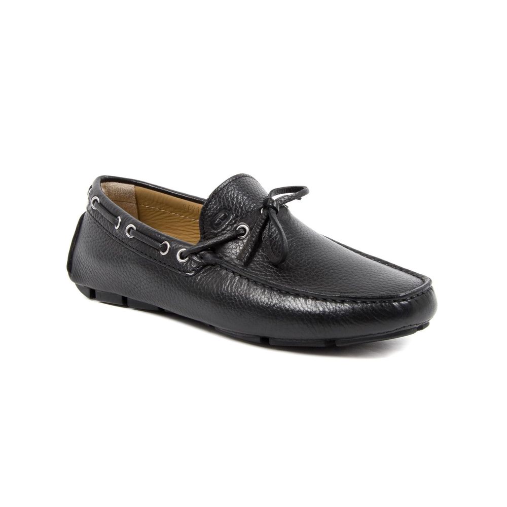 Dee Ocleppo sorte slip-on loafers i læder
