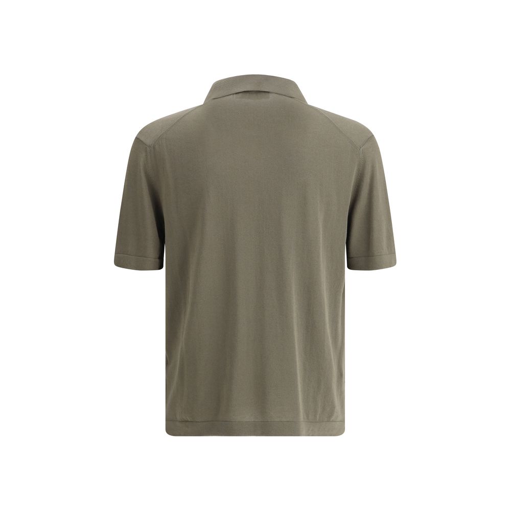 Cruna Green Cotton Polo Shirt