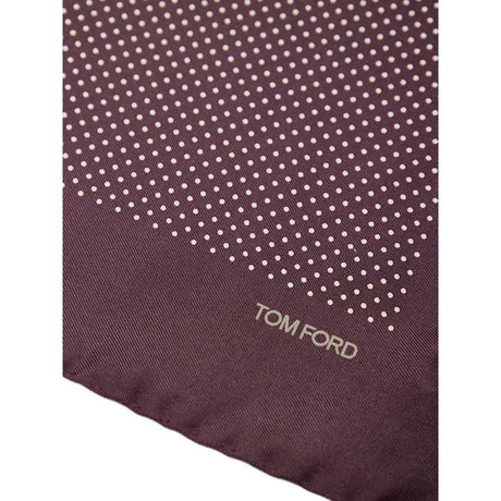 Tom Ford Bordeaux silke clutch