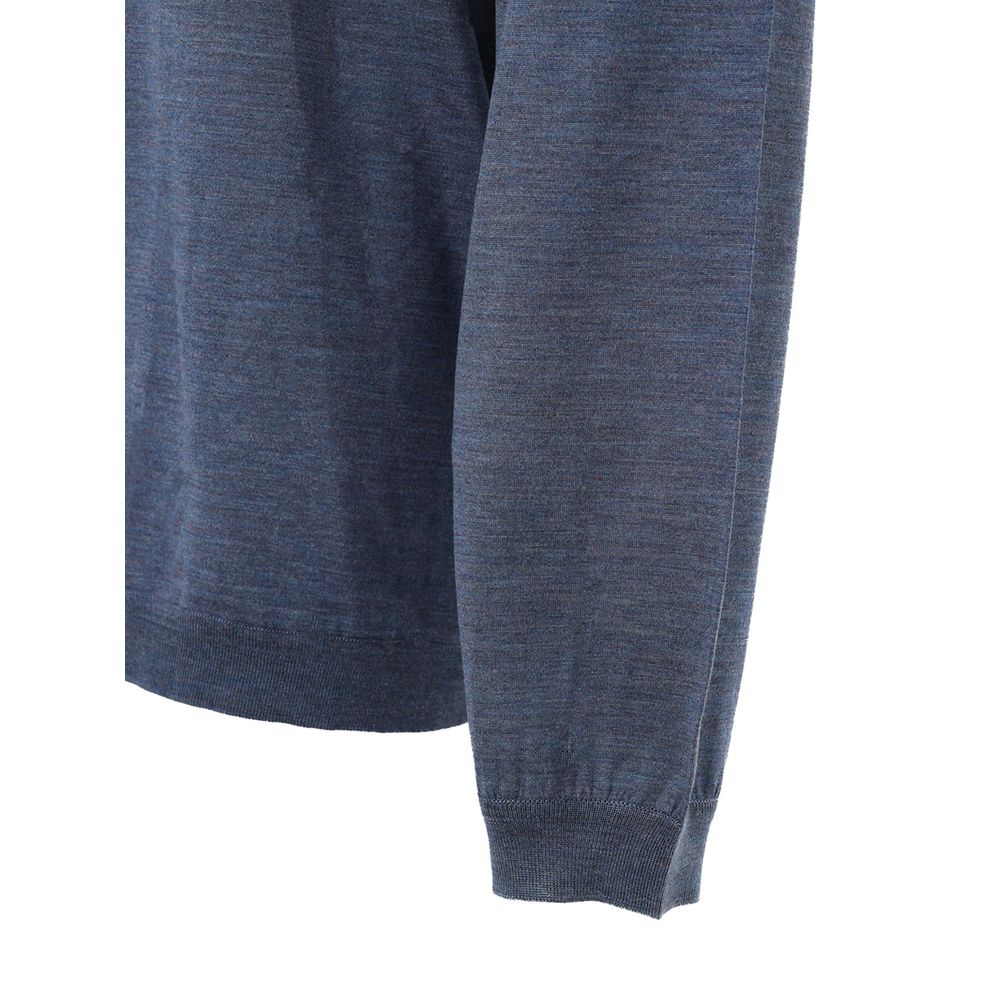 Dolce & Gabbana Blå Silkesweatshirt