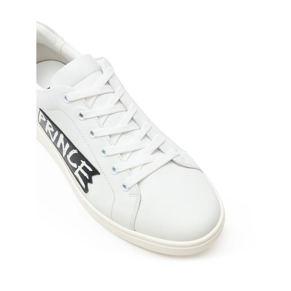 Dolce & Gabbana Bordeaux læder low top sneakers