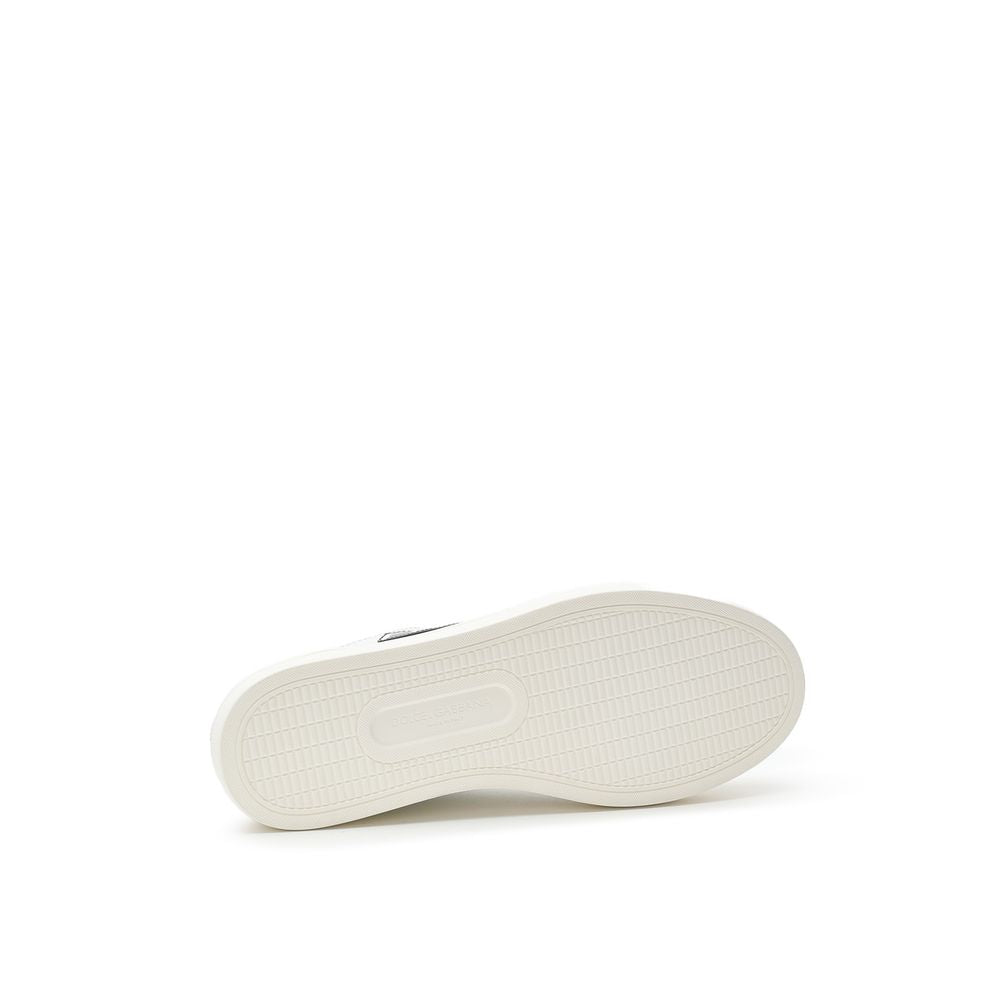 Dolce & Gabbana Bordeaux læder low top sneakers