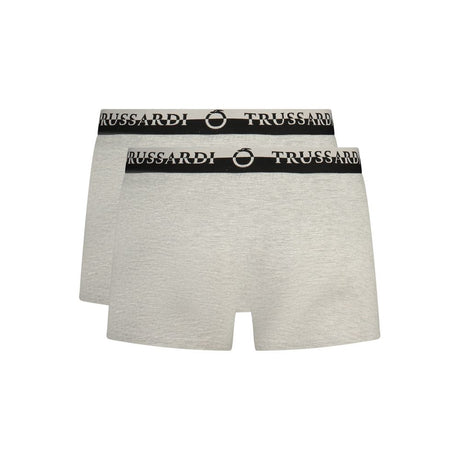 Trussardi Grå Bomuld Herre Boxershorts