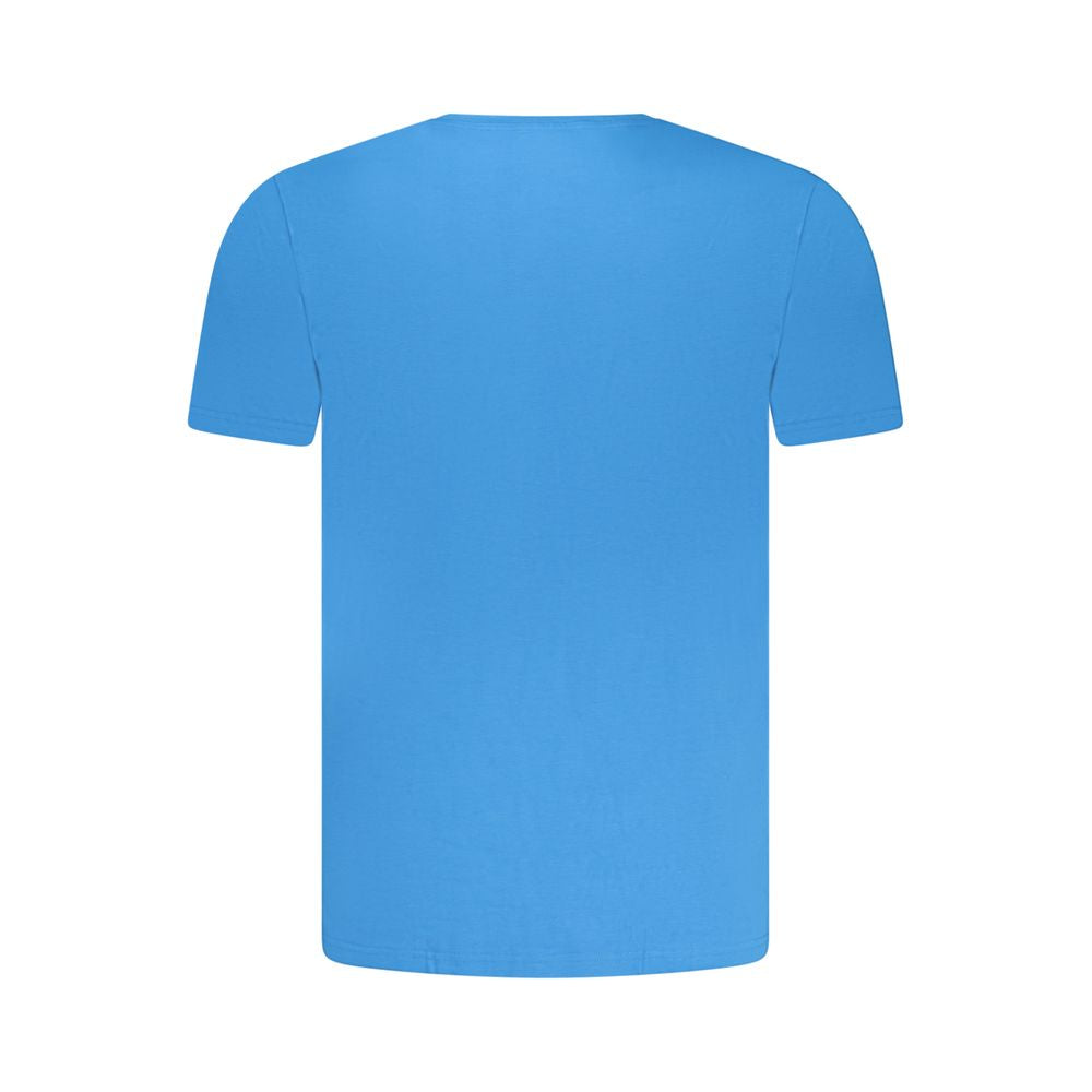 Aeronautica Militare Blå Bomuld Herreundertøjsskjorte