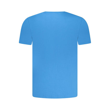 Aeronautica Militare Blå Bomuld Herreundertøjsskjorte