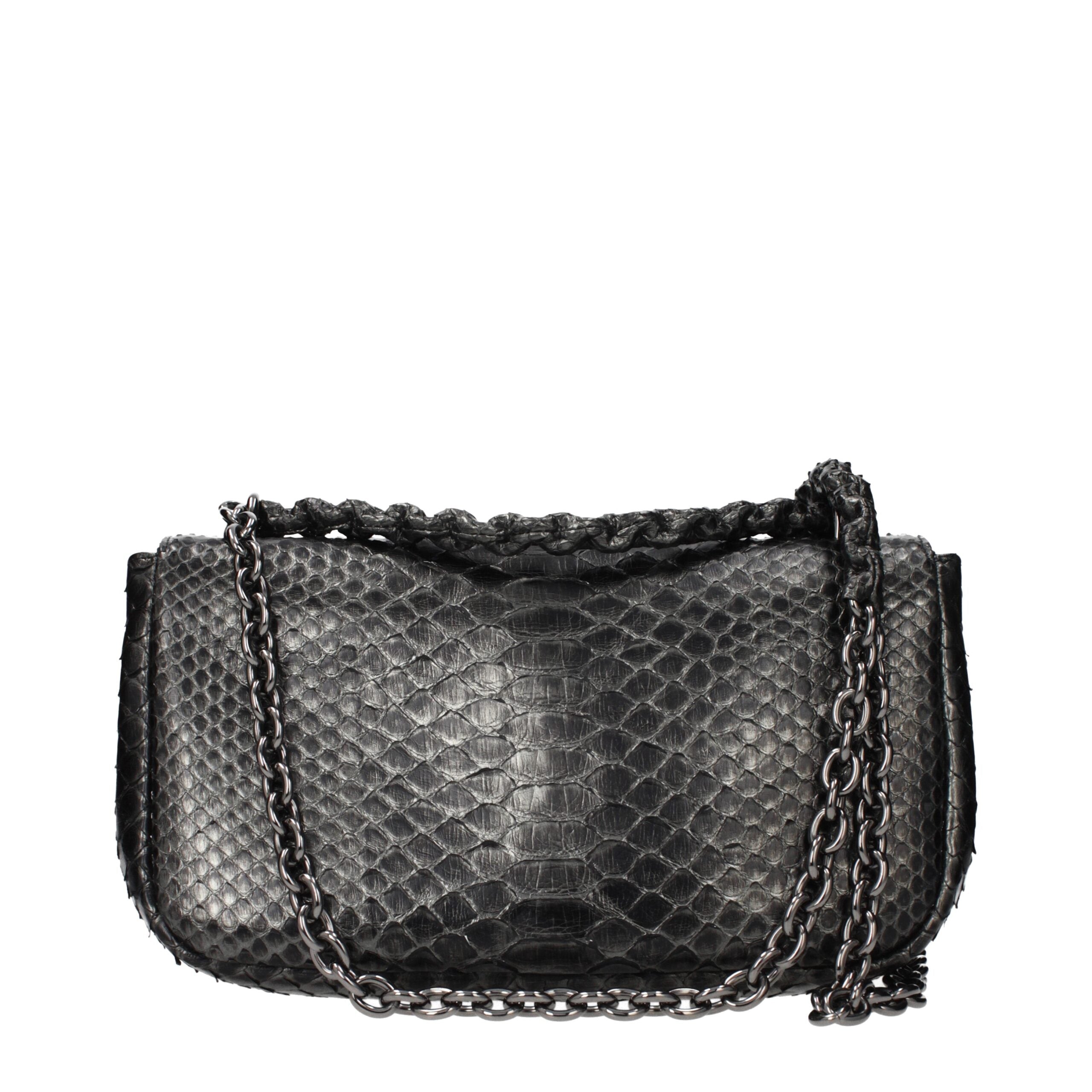 Tom Ford Gray Skin Shoulder Bag