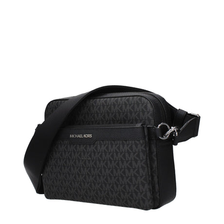 Michael Kors Black Fabric Crossbody Bag