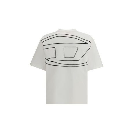 Diesel White Cotton T-Shirt