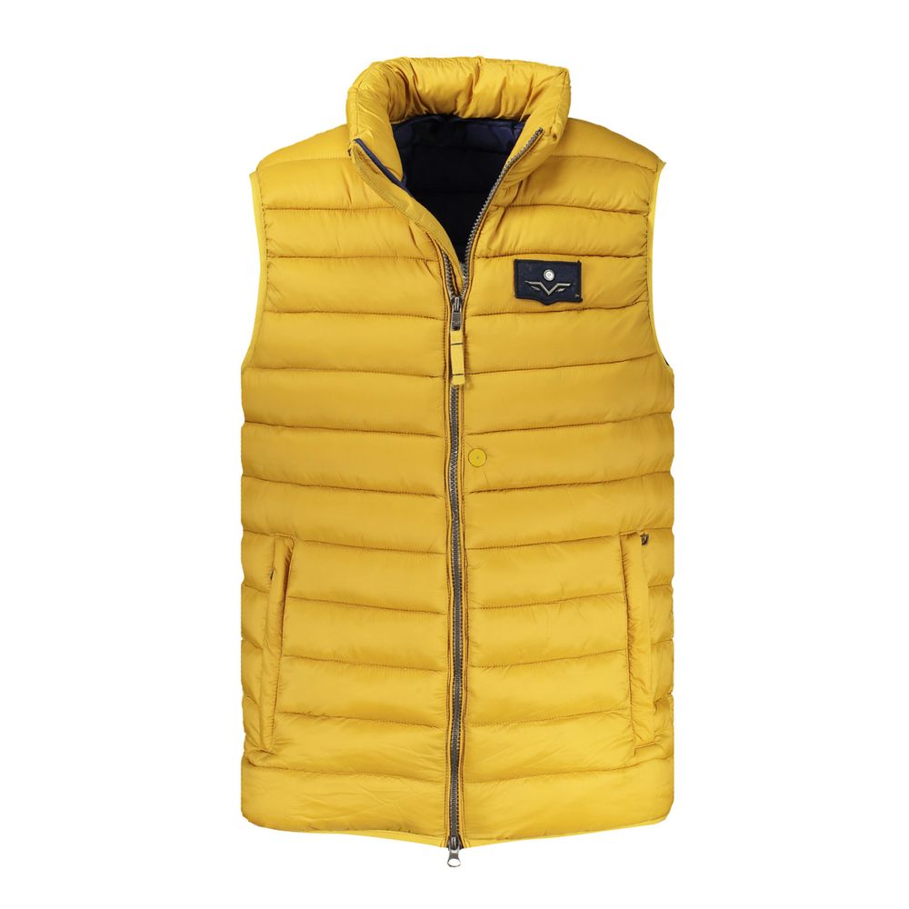 Armata Di Mare Yellow Polyamide Sleveless Jacket