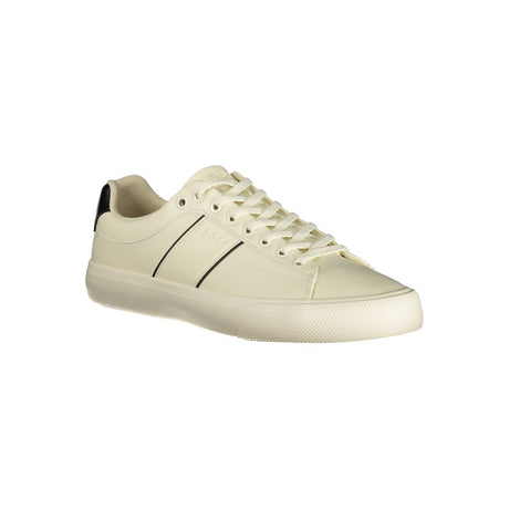 Hugo Boss Hvid Polyester Sneaker