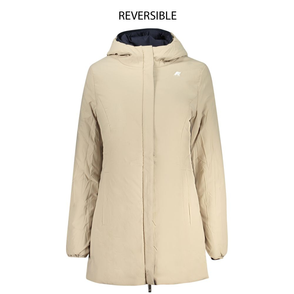 K-WAY Blue Nylon Jackets & Coat