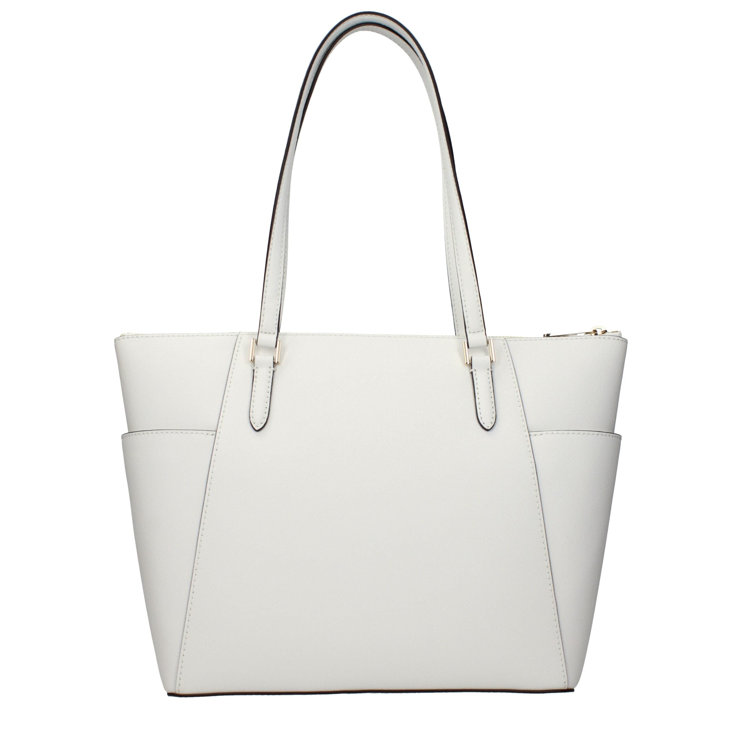 Michael Kors White Leather Shoulder Bag
