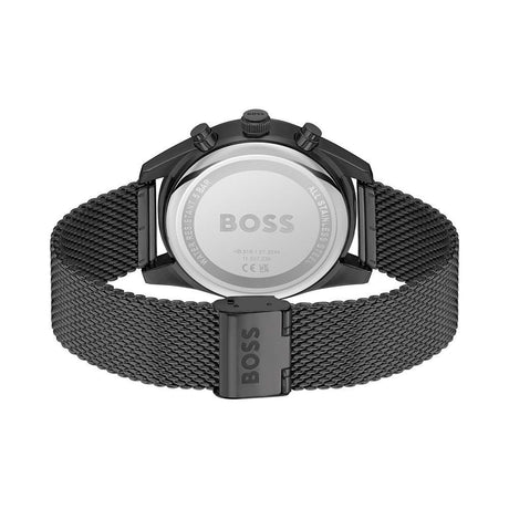 Hugo Boss sort ur i rustfrit stål