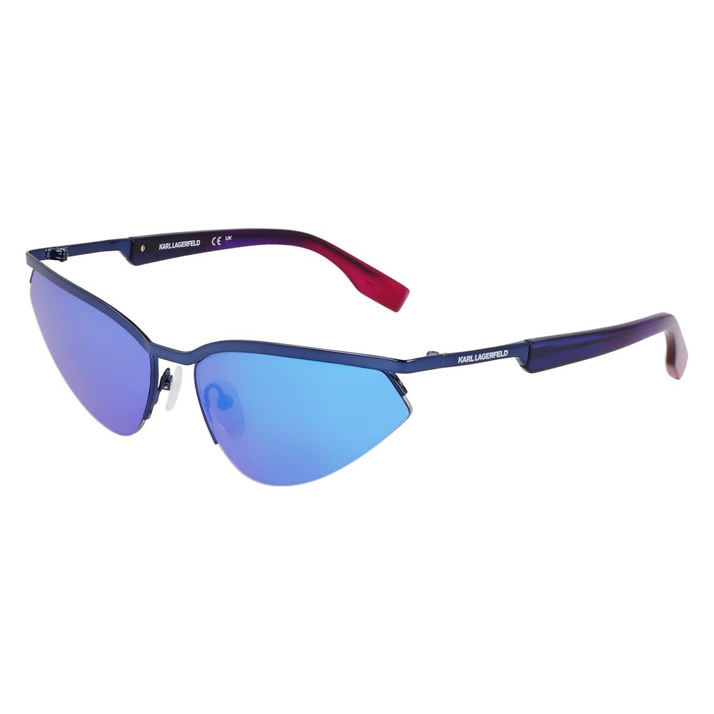 Karl Lagerfeld Blue Metal Sunglasses