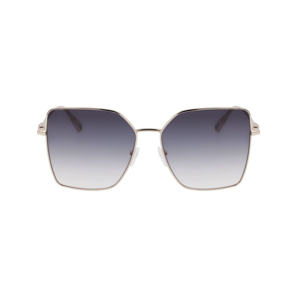 Longchamp Gold Metal Sunglasses