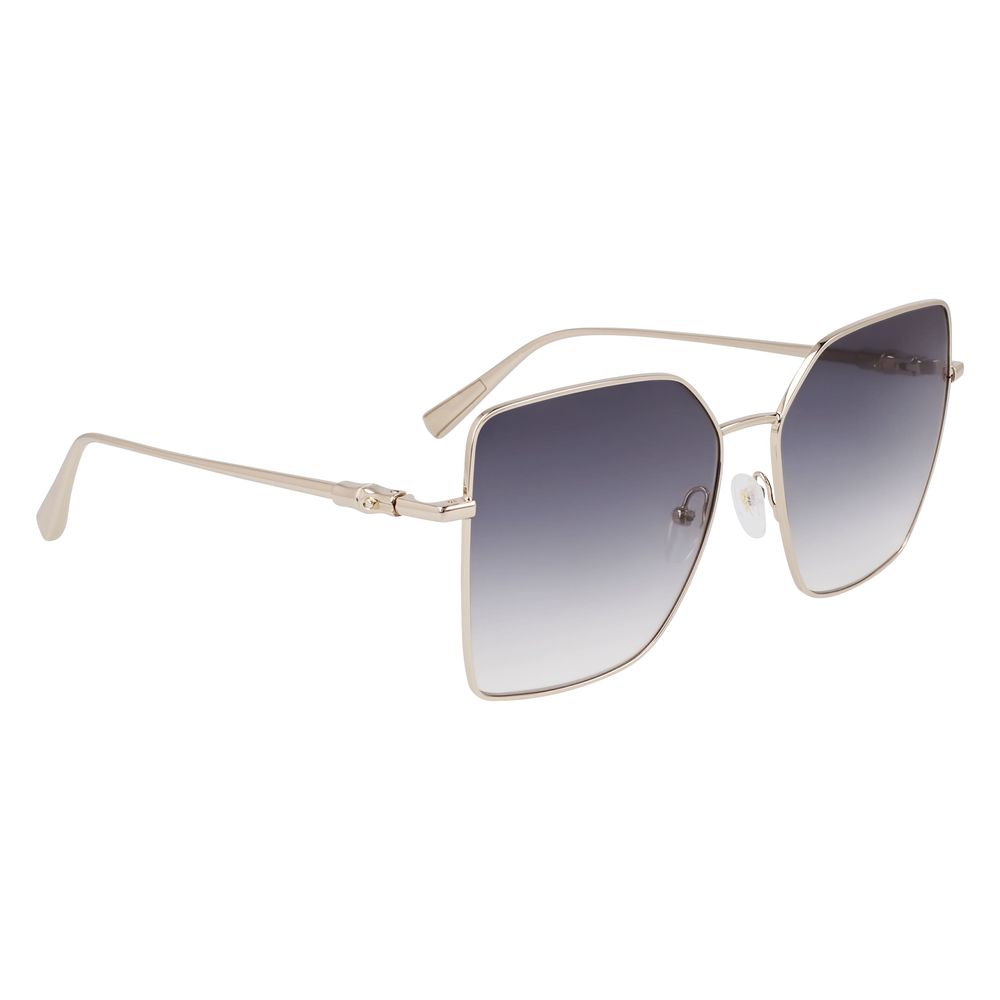 Longchamp Gold Metal Sunglasses