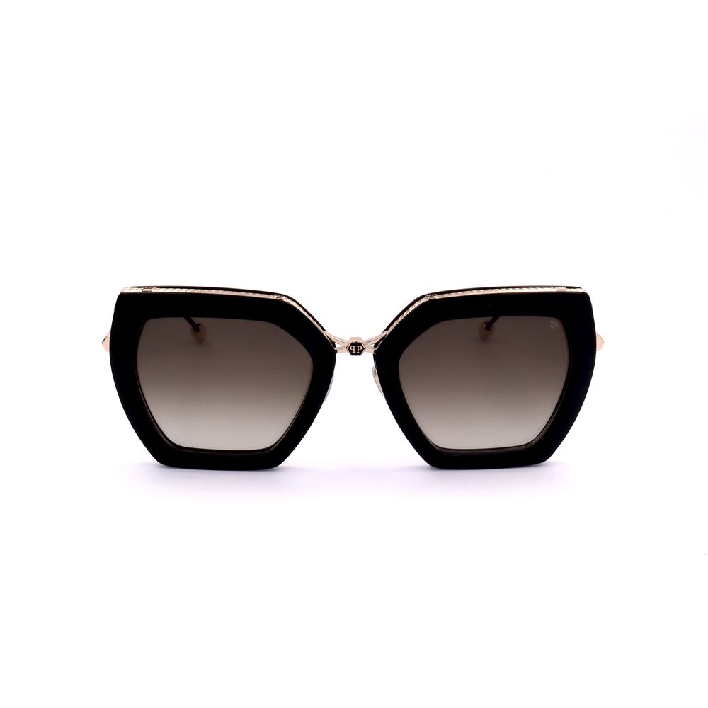 Philipp Plein Black Metal Sunglasses