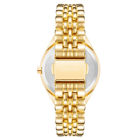 Nine West Gold Metal Bracelet Watch