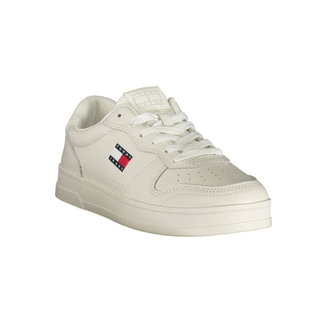 Tommy Hilfiger Hvid Læder Sneaker til kvinder