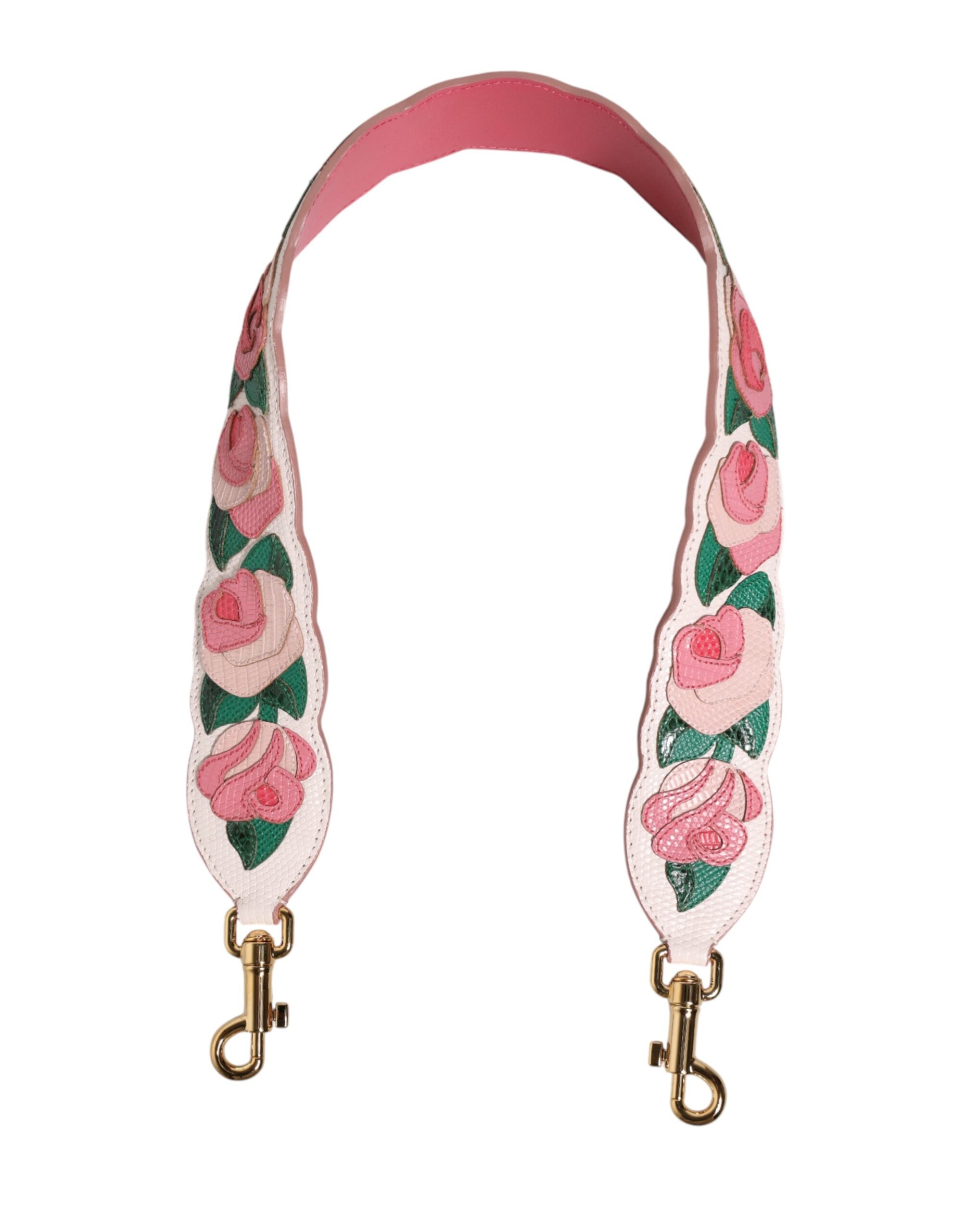 Dolce &amp; Gabbana Hvid Blomster Kalveskindstaske Tilbehør Skuldertaske