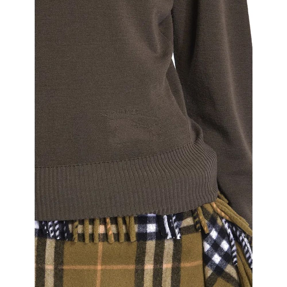 Burberry Brown Wool Sweatshirt