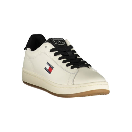 Tommy Hilfiger Hvid Læder Sneaker til kvinder