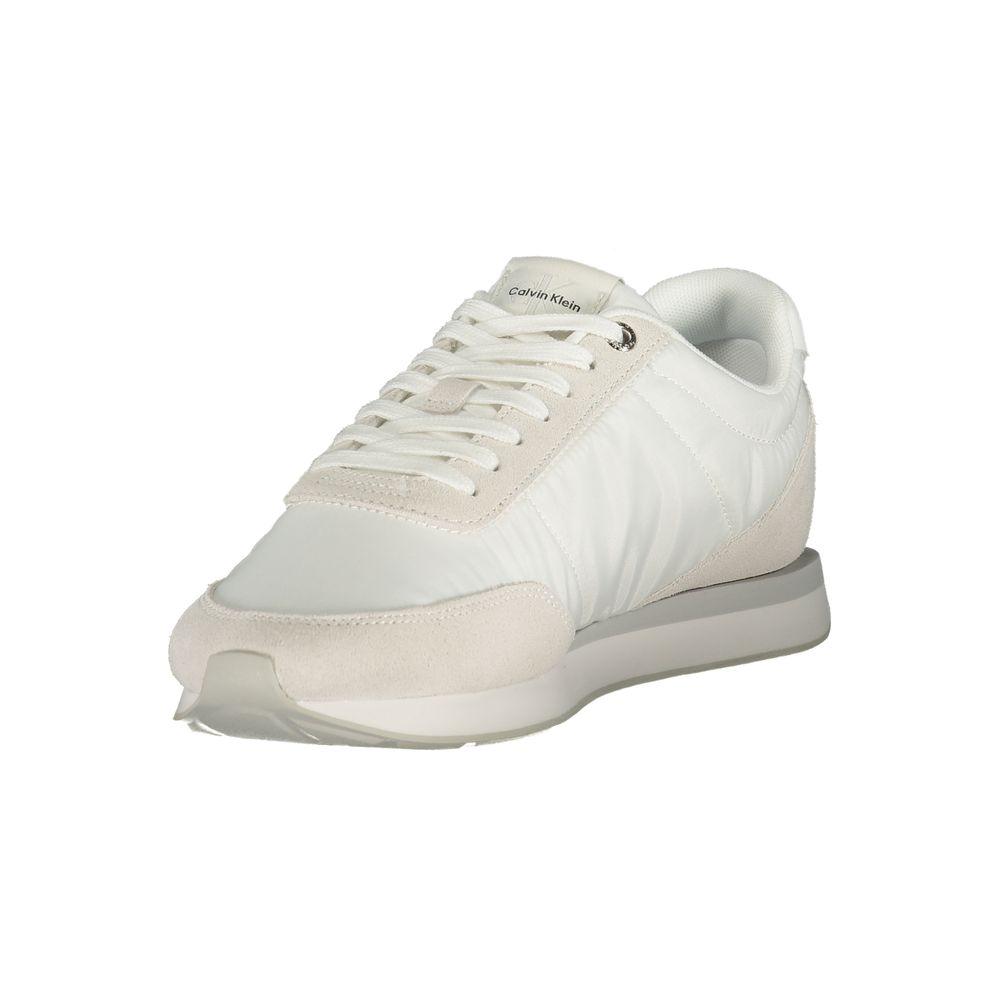 Calvin Klein White Polyester Sneaker