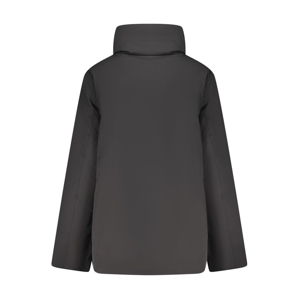 K-WAY Black Nylon Jackets & Coat