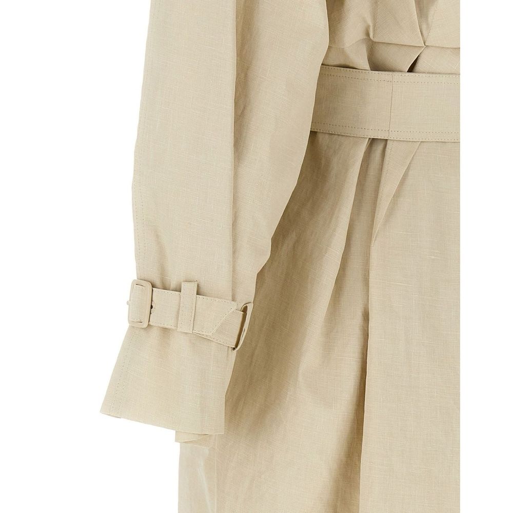 Max Mara Beige Cotton Coat
