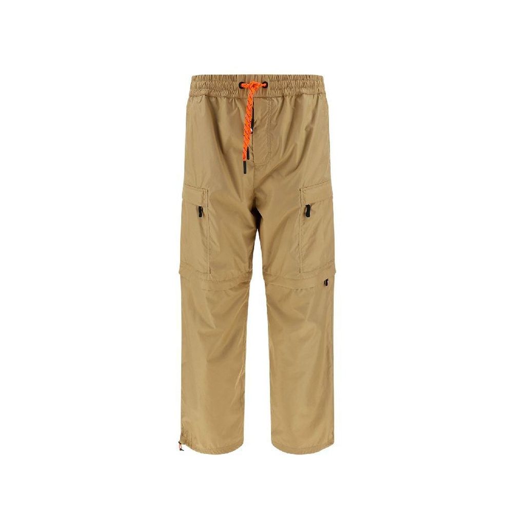 Moncler Grenoble Beige Nylon Cargo Pants