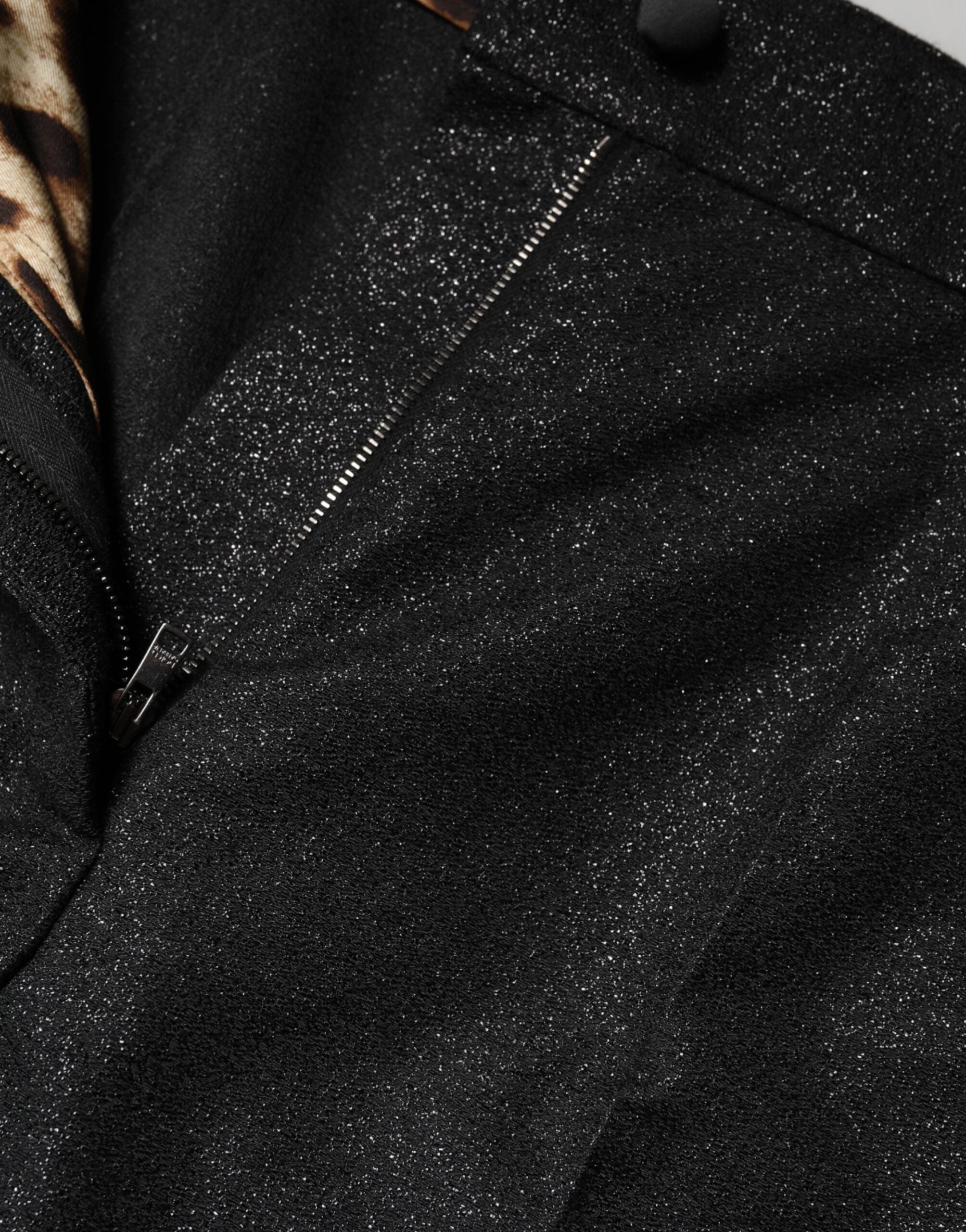 Dolce & Gabbana Sorte Polyester Casual Højtaljede Mini Shorts