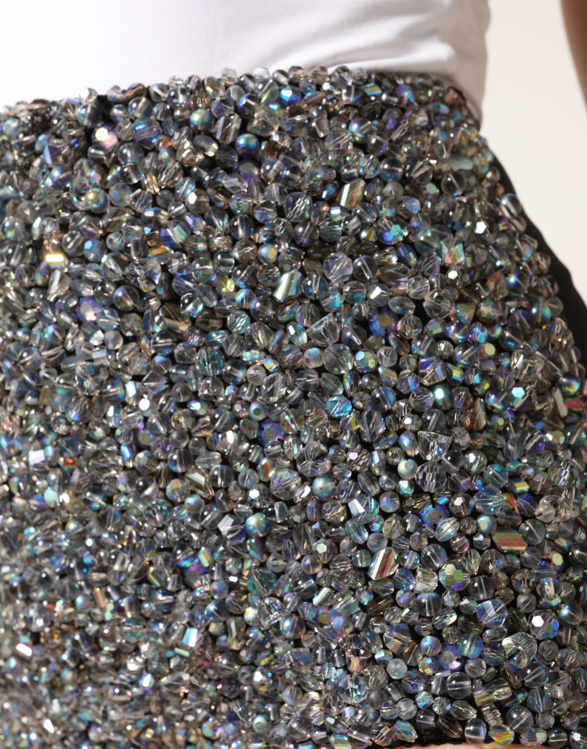 Dolce &amp; Gabbana Flerfarvede Udsmykkede Højtaljede Hotpants Shorts