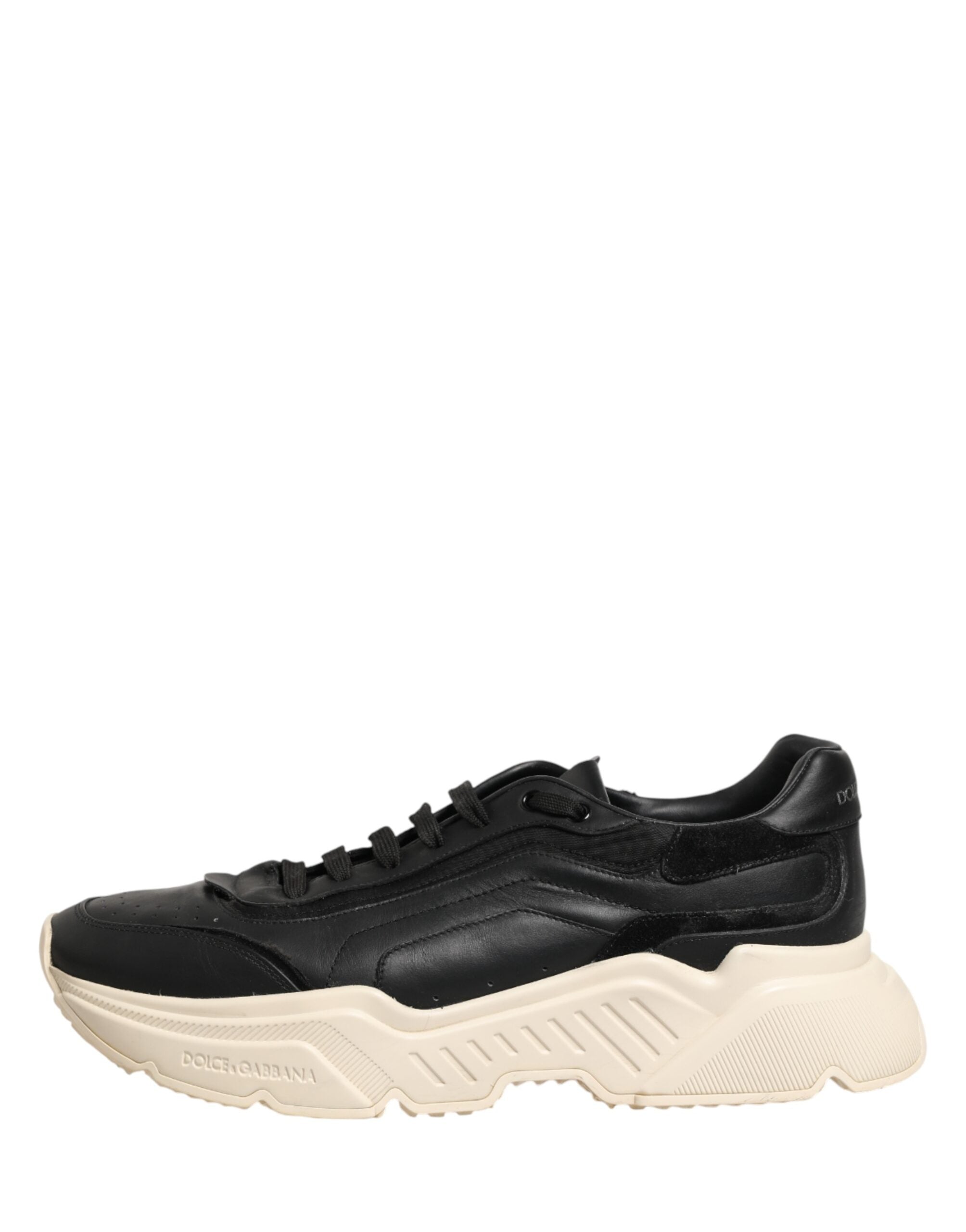 Dolce & Gabbana Black White Daymaster Low Top Sneakers Shoes
