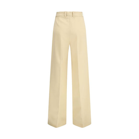 Ermanno Scervino Bicolor Fleece Wool Casual Pants