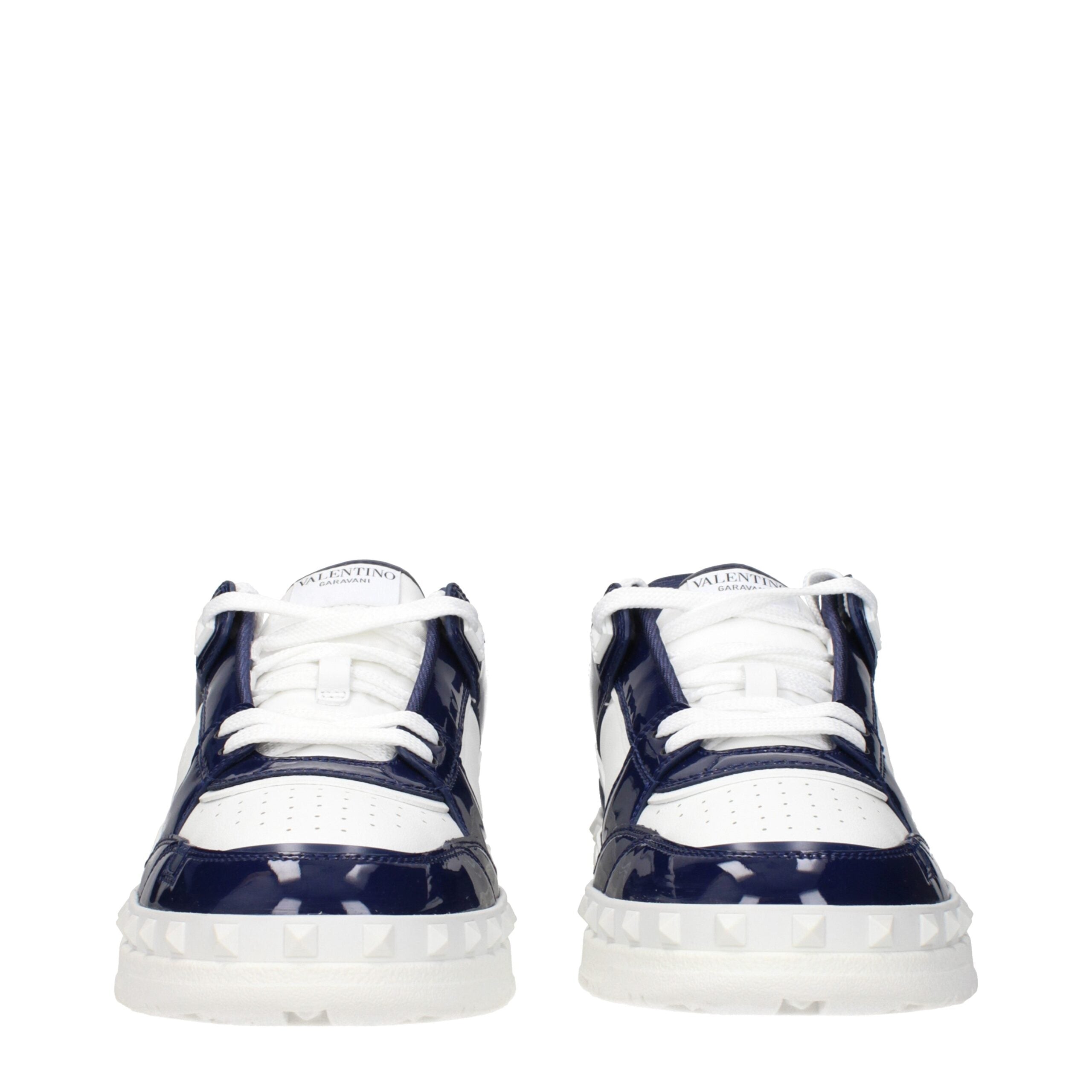 Valentino Garavani White Leather Low Top Sneakers