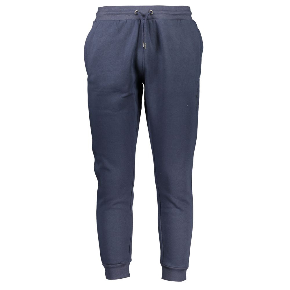 Cavalli Class Blue Cotton Pant