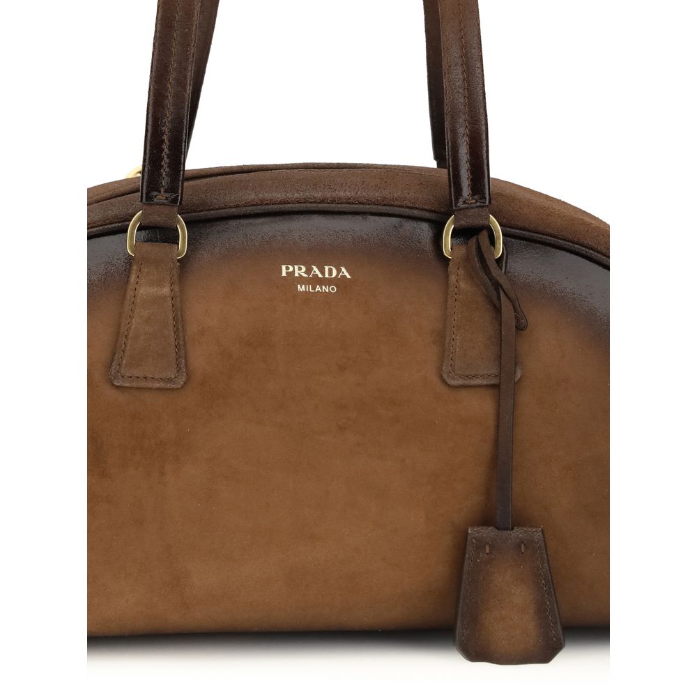 Prada Multicolor Calf Leather Bos Taurus Handbag
