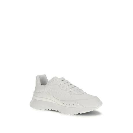 Alexander McQueen Hvide Kalveskinds Bos Taurus Chunky Sneakers